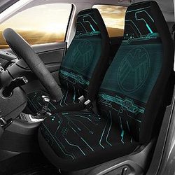 Agents Of Shield Logo Marvel Movie Car Seat Covers Lt03 Universal Fit 225721 SC2712
