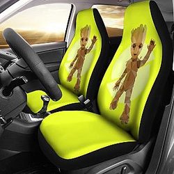 Groot Marvel Yellow Design Car Seat Covers Lt03 Universal Fit 225721 SC2712