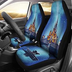 Mickey &amp; Minnie Romantic Walt Disney Car Seat Covers Lt02 Universal Fit 225721 SC2712