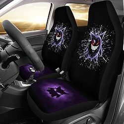 Water Color Gengar Pokemon Car Seat Covers Nh07 Universal Fit 225721 SC2712