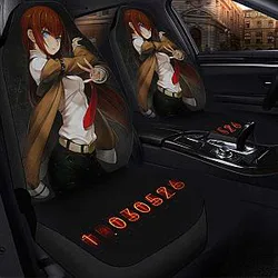 Steins Gate Anime Seat Covers 101719 Universal Fit SC2712