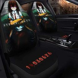 Steins Gate Seat Covers 101719 Universal Fit SC2712
