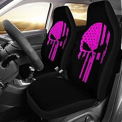 Pink Punisher Car Seat Covers 918 Universal Fit SC2712