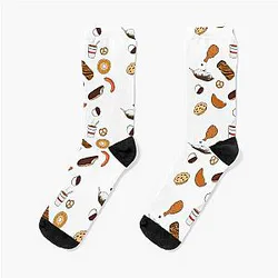 Seinfeld Iconic Foods  Socks