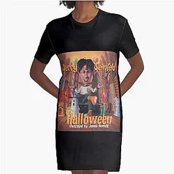 Jerry Seinfeld Halloween Kindle Edition Graphic T-Shirt Dress