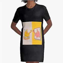 DJ Seinfeld Mirrors   Classic  Graphic T-Shirt Dress