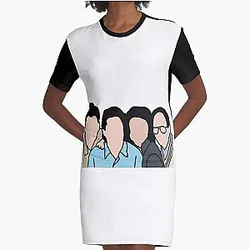 Seinfeld Cast  Graphic T-Shirt Dress
