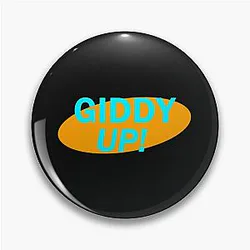 Seinfeld Kramer -Giddy Up!-   Pin