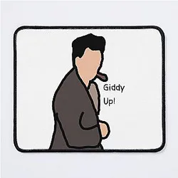 Kramer Giddy Up Seinfeld  Mouse Pad