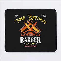 Three Brothers Barber Shop from Seinfeld    Mouse Pad
