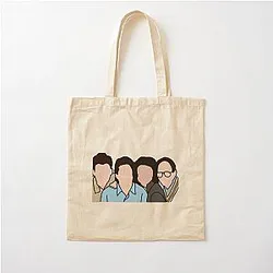 Seinfeld Cast  Cotton Tote Bag