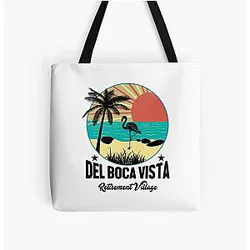 Del Boca Vista Vintage Surf Tee - Seinfeld Tribute Shirt All Over Print Tote Bag