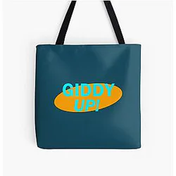 Seinfeld Kramer -Giddy Up!-   All Over Print Tote Bag