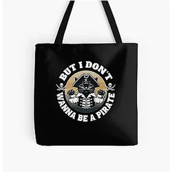 But I don't wanna be a pirate! - Seinfeld Pirate Cat All Over Print Tote Bag