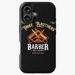 Three Brothers Barber Shop from Seinfeld    iPhone Tough Case