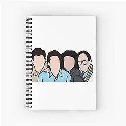Seinfeld Cast  Spiral Notebook