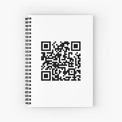 Seinfeld Theme QR Code  Spiral Notebook