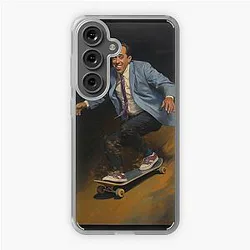 Seinfeld Skateboarding Portrait by King Felix Samsung Galaxy Soft Case