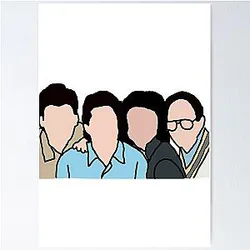 Seinfeld Cast  Poster
