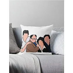 Seinfeld Cast  Throw Pillow