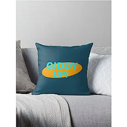 Seinfeld Kramer -Giddy Up!-   Throw Pillow