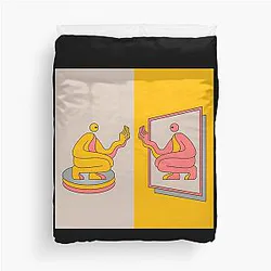 DJ Seinfeld Mirrors   Classic  Duvet Cover