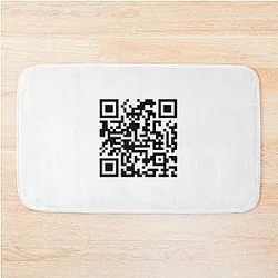 Seinfeld Theme QR Code  Bath Mat