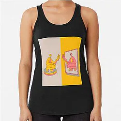 DJ Seinfeld Mirrors   Classic  Racerback Tank Top