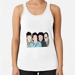 Seinfeld Cast  Racerback Tank Top