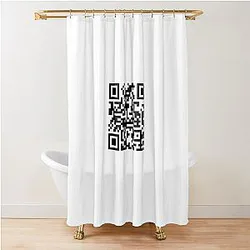 Seinfeld Theme QR Code  Shower Curtain
