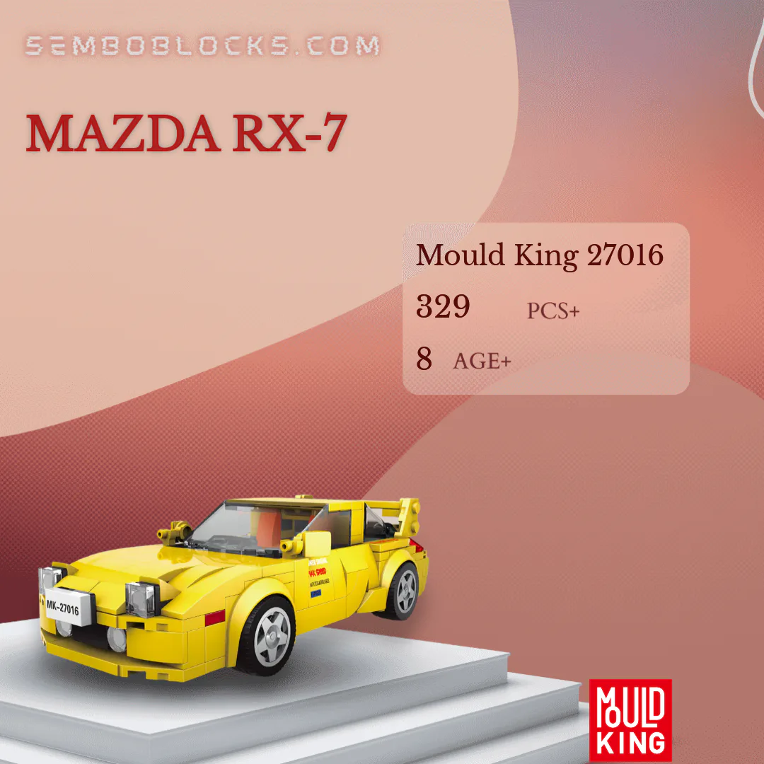 MOULD KING 27016 Technician Mazda RX-7 | SEMBO Blocks Shop