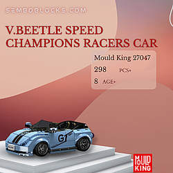 MOULD KING 27047 Technician V.Beetle Speed Champions Racers Car