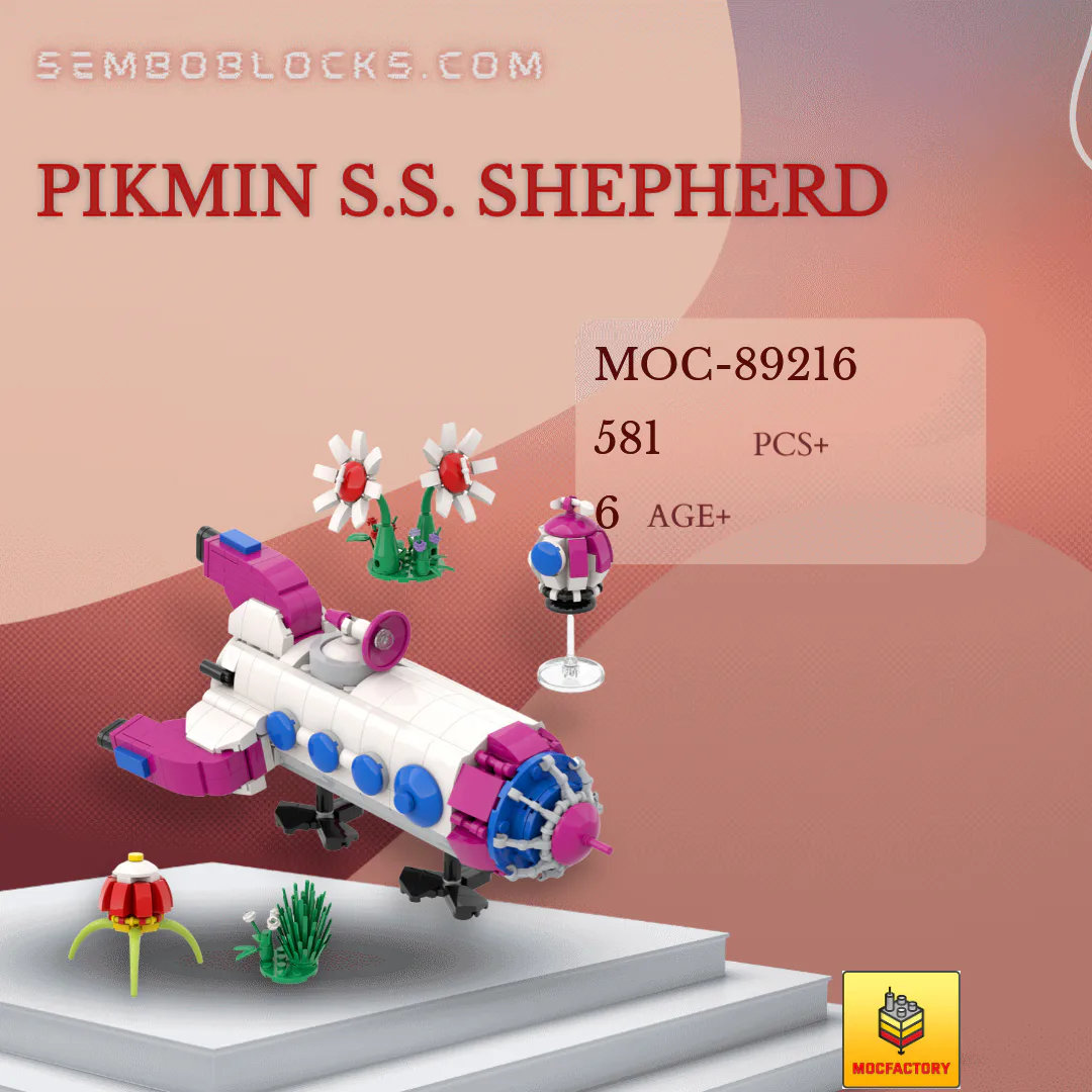MOC Factory 89216 Movies and Games Pikmin S.S. Shepherd | SEMBO
