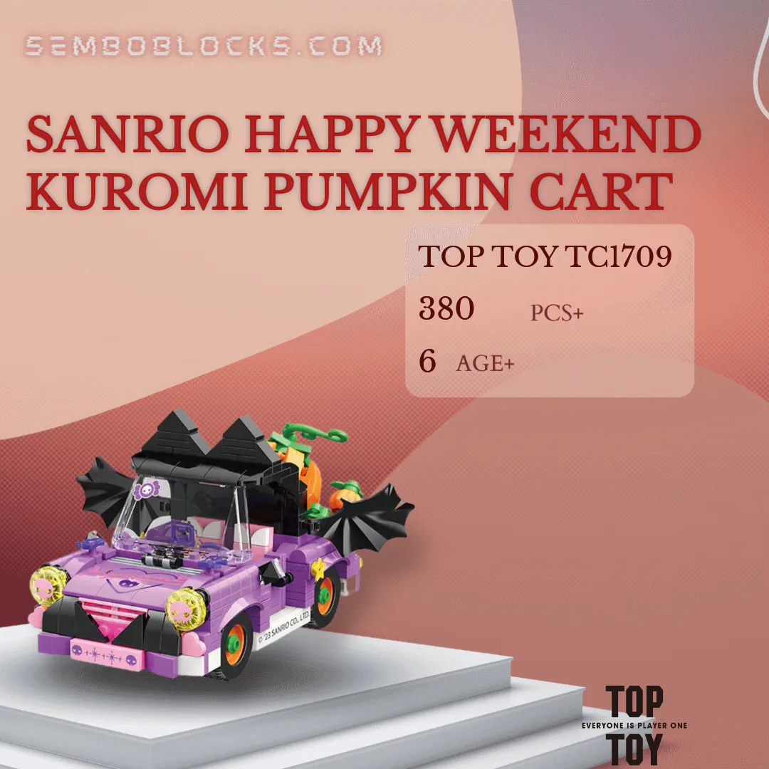 TOPTOY TC1709 Creator Expert Sanrio Happy Weekend Kuromi Pumpkin