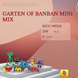 MOC Factory 89254 Movies and Games Garten of Banban Mini Mix