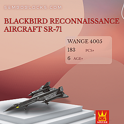 WANGE 4005 Military Blackbird Reconnaissance Aircraft SR-71