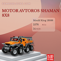 MOULD KING 13088 Technician Motor Avtoros Shaman 8x8
