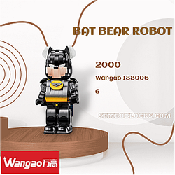 Wangao 188006 Creator Expert Bat Bear Robot