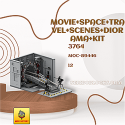 MOC Factory 89446 Star Wars Movie Space Travel Scenes Diorama Kit