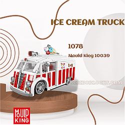 MOULD KING 10039 Technician Ice Cream Truck