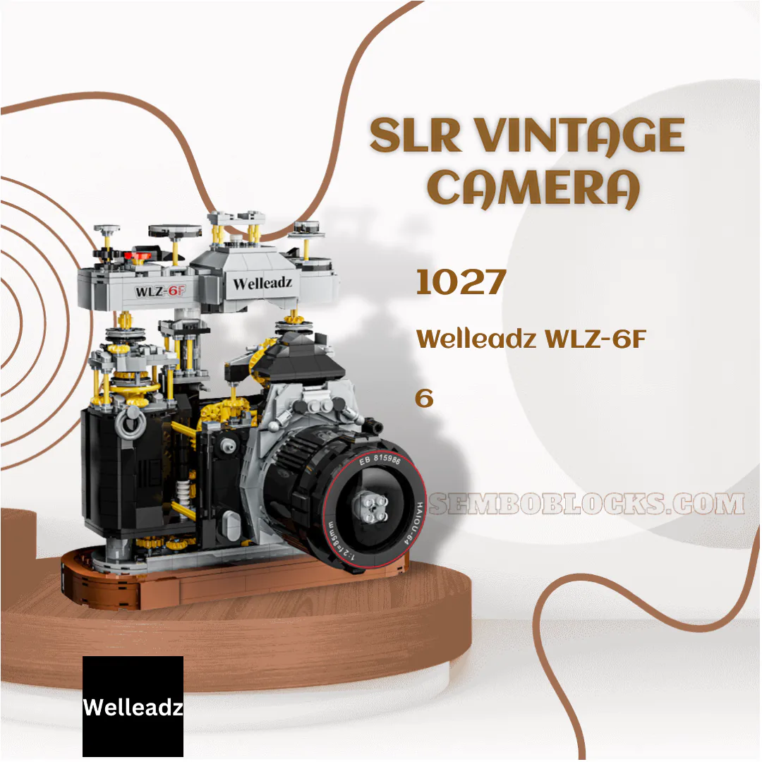 Welleadz WLZ-6F Creator Expert SLR Vintage Camera | SEMBO Blocks