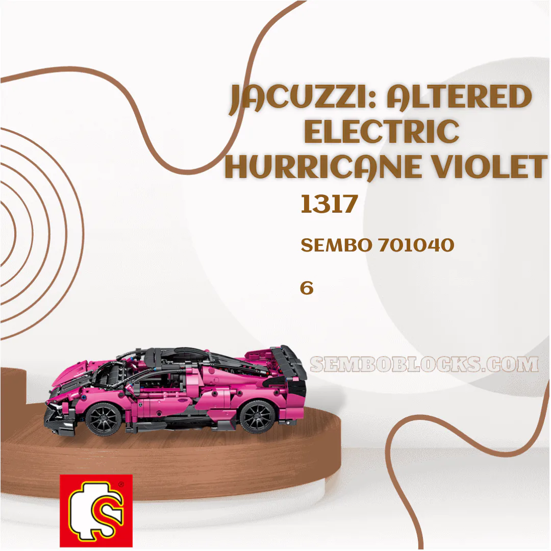 SEMBO 701040 Technician Jacuzzi: Altered Electric Hurricane Violet