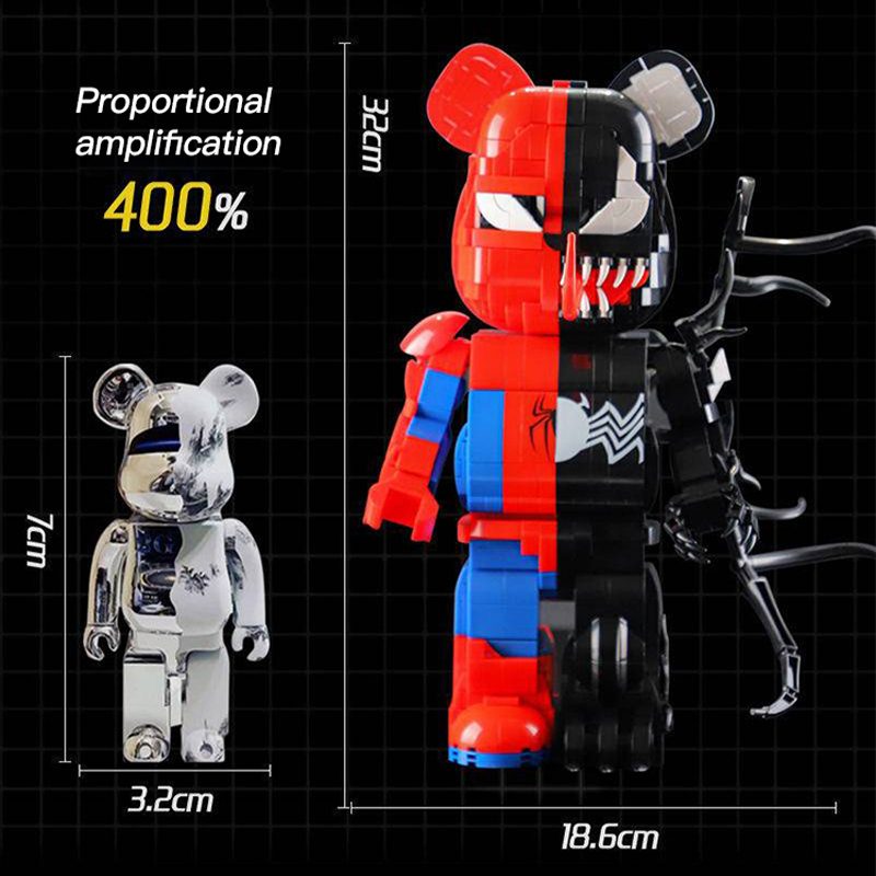 Wangao 188007 Creator Expert Spider-Man Venom Mechanical Bear