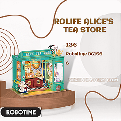 Robotime DG156 Modular Building Rolife Alice's Tea Store