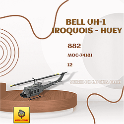 MOC Factory 74181 Military Bell UH-1 Iroquois - HUEY