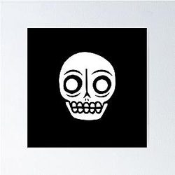 Senses Fail skull Poster
