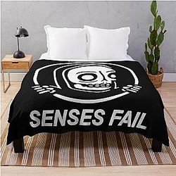 senses fail skull Classic Throw Blanket