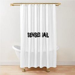 SENSES FAIL tihtan top music Shower Curtain