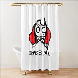 SENSES FAIL tihtan top music Shower Curtain