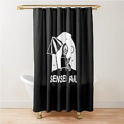 SENSES FAIL tihtan top music Shower Curtain